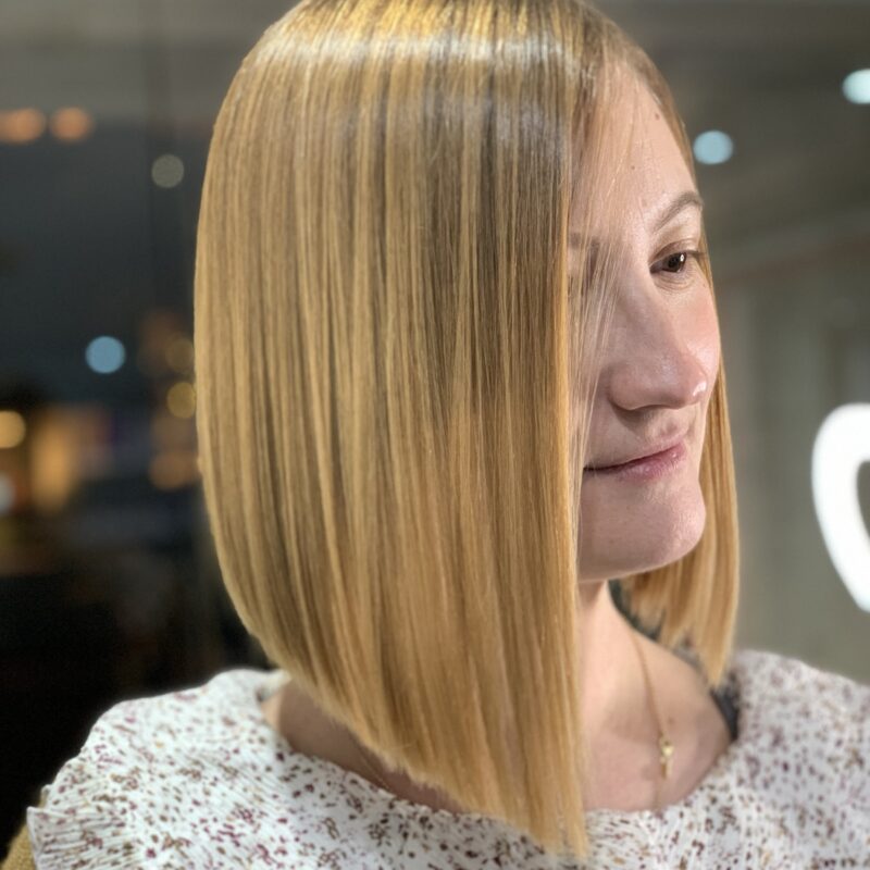 KERATIN TREATMENT AND HAIRCUT